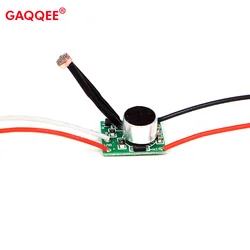 DC3-30V 1A Sound Light Control Switch DIY Module 60W 50-60HZ Low Voltage LED Driver Photosensitive Voice Switch Circuit Board