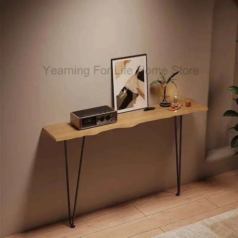 

Wooden Entryway Corner Table Vintage Luxury Salon Modern Corner Table Hallway Unique Mesa Para Sala Living Room Furniture