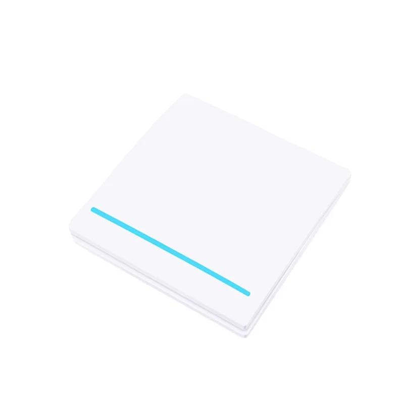

-ABGQ Tuya Wi-Fi Rf433 МГц беспроводной умный 1-бандовый настенный переключатель с дистанционным управлением светодиодный для освещения лампы B
