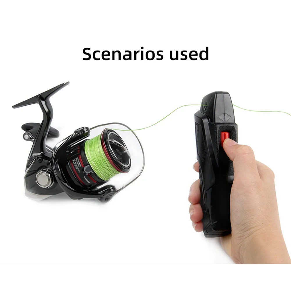 

Line-changing Tool Line Stripper For Anglers Battery Powered Alloy ABS Construction Automatic Operation Ambidextrous Rotation