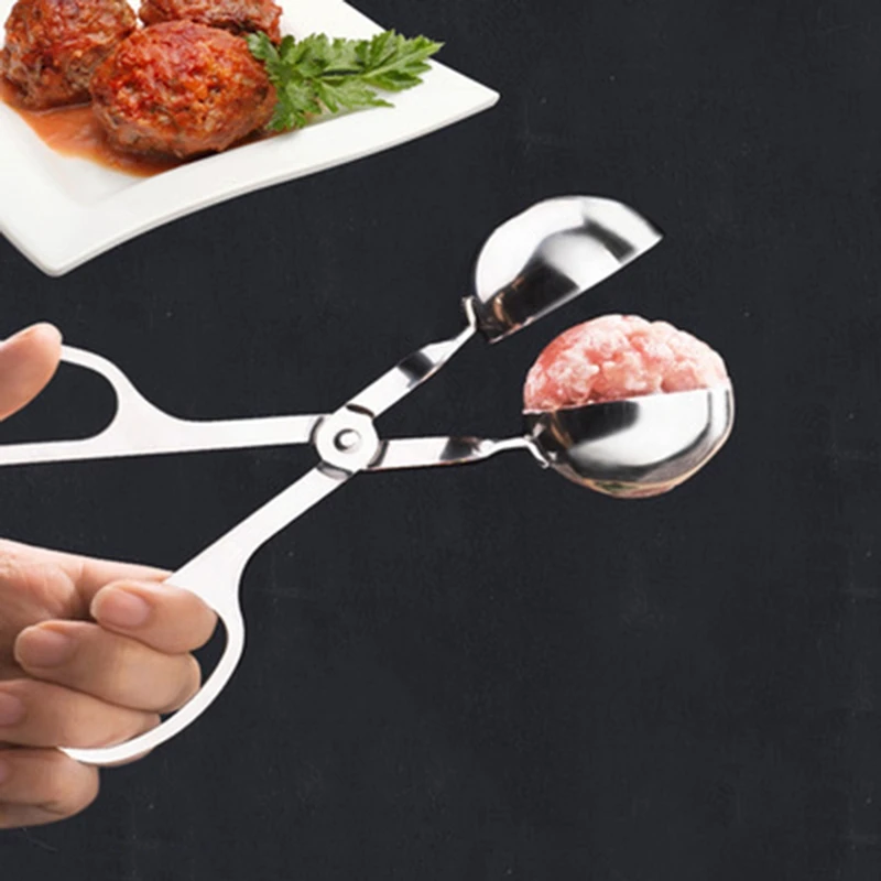 2-Piece Set Multifunction Meatball Maker Meatball Mold Meat Ice Cream Ball Croquettes Mold Kitchen Meat Tools