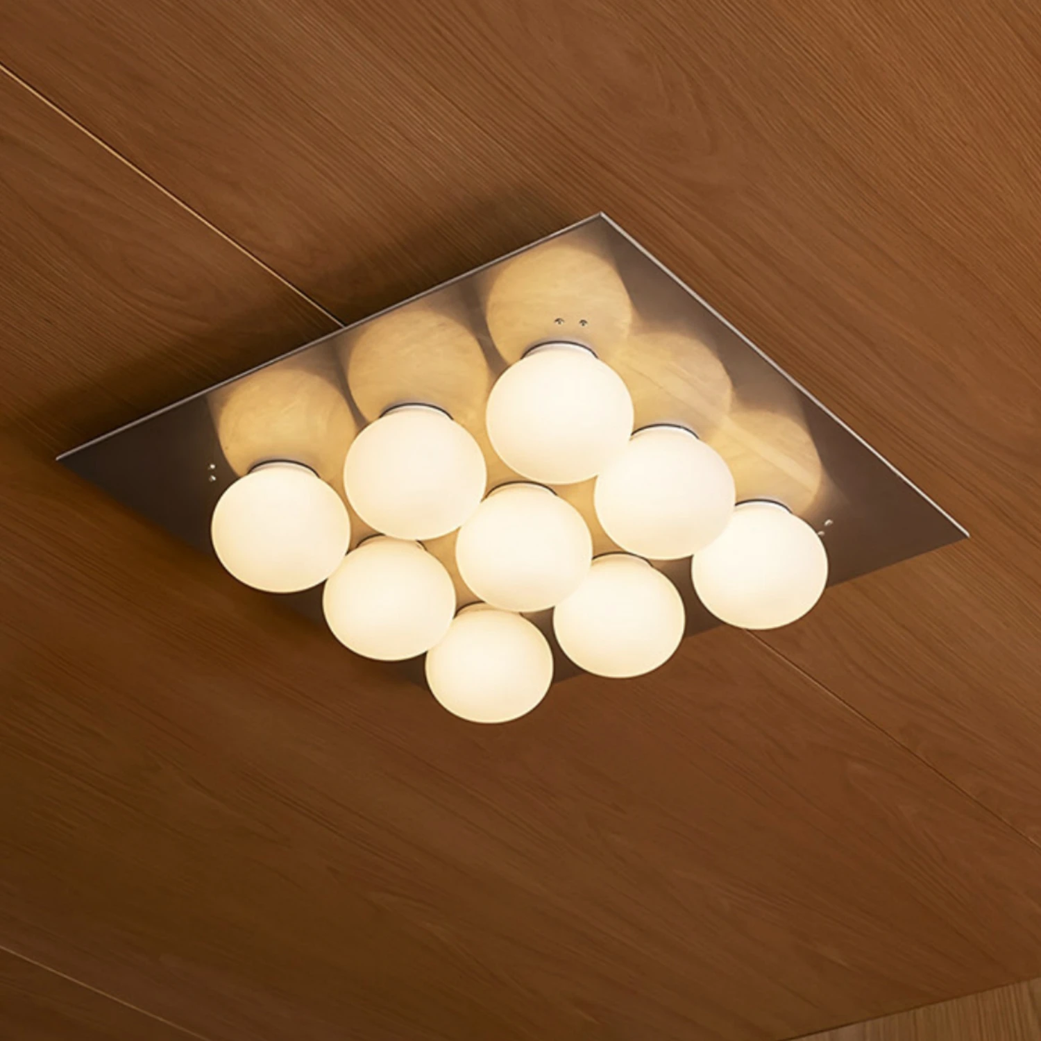 Lámpara de Techo LED de Estilo Nórdico Bauhaus, Lámpara de Techo de Metal para Dormitorio, Sala de Estar, Oficina, Interior del Hogar, Accesorio Decorativo