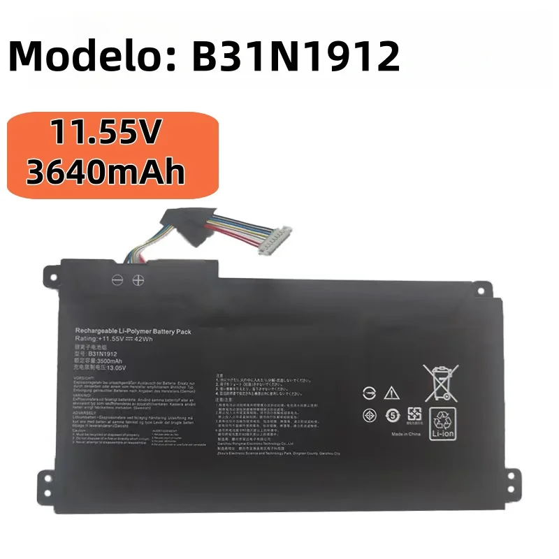 New B31N1912 C31N1912 Laptop Battery for ASUS VivoBook 14 E410M E410MA L410M L410MA E410KA F414MA E510MA E510KA L510MA