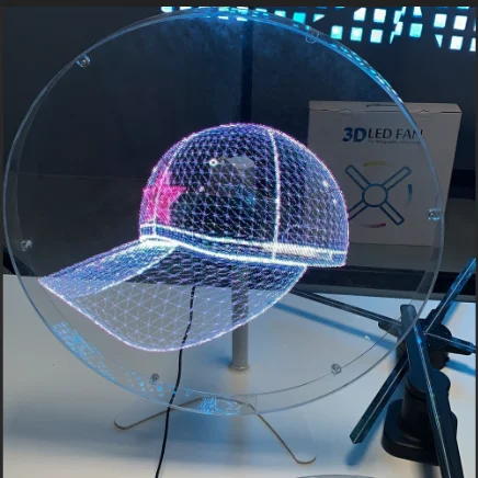 

3D-голографическое оборудование для вентиляторов, 56 см, высокое разрешение, динамический дисплей, приложение, программируемый вентилятор для проектора