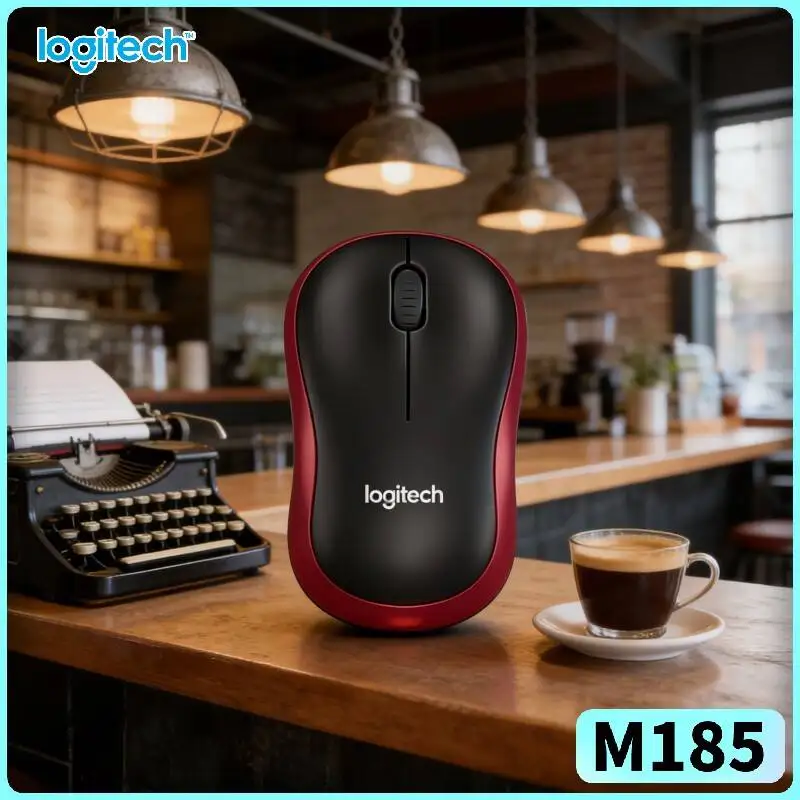 Logitech M185 Wireless Mouse stable signal transmission within desktop laptop home office normal operating distance