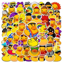 50Pcs Cute Little Yellow Duck Series Graffiti Stickers Suitable for Laptop Helmets Desktop Decoration DIY Stickers Toys