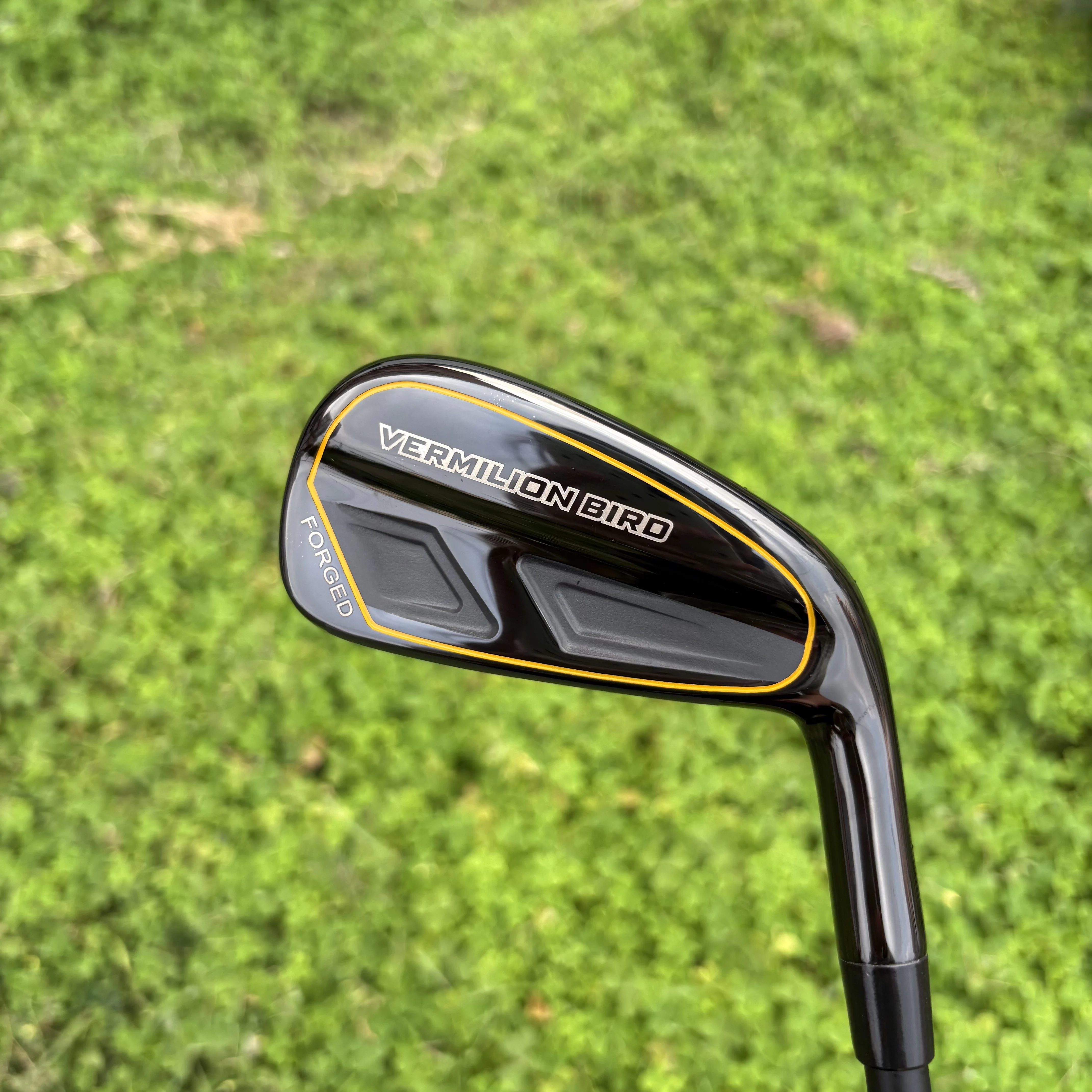 Golf Driving Iron Black Yellow High Launch Distance Control Forgiving Easy Hit Long Iron Replacement Utility