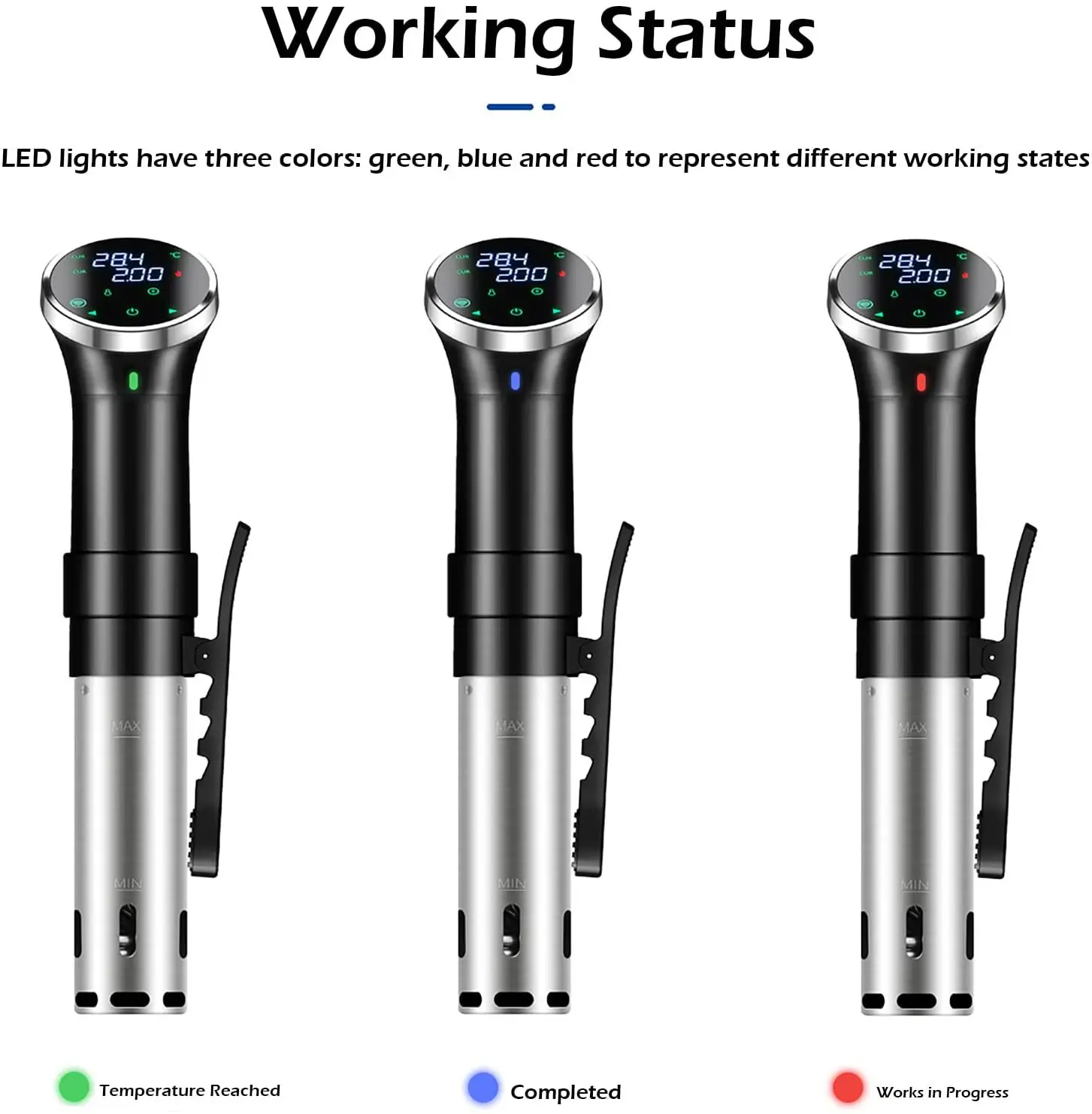 Home Slowcooker Slowcooker Stick WIFI-versie Vacuüm Slowcooker Hot Immersion Circulator APP-bediening