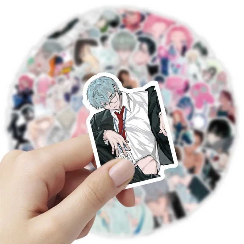 53pcs ALIEN STAGE Stickers Anime Waterproof Graffiti Decals Phone Laptop Luggage Bottle Skateboard Decoration DIY Sticker Toys