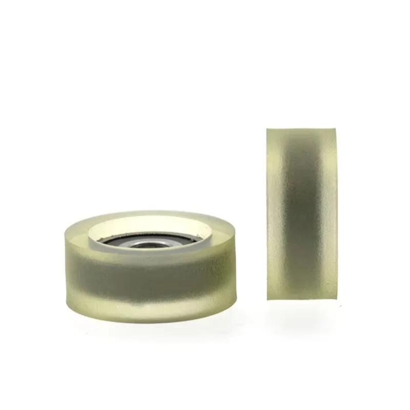 Puleggia con cuscinetto silenzioso in poliuretano PU rivestito in gomma da 1 pezzo 5x22x9mm