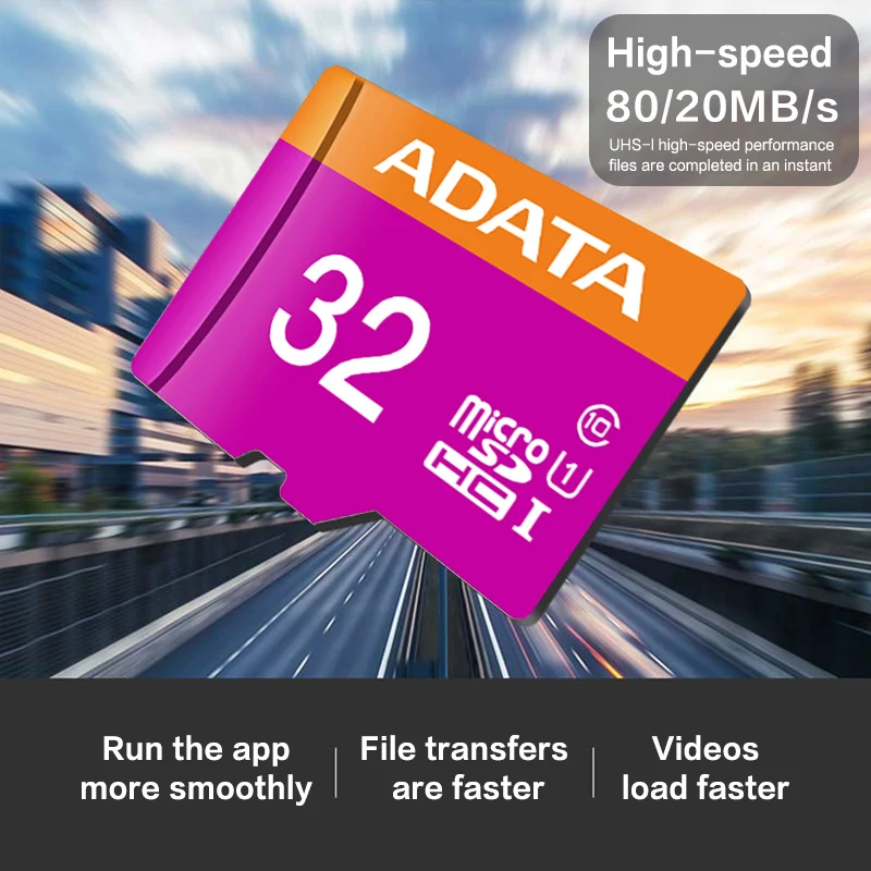 ADATA Original MicroSD Card U1 C10 MicroSDHC 32GB MicroSDXC 64GB High Speed Flash Memory Card USH-I TF Card For Phone Tablet