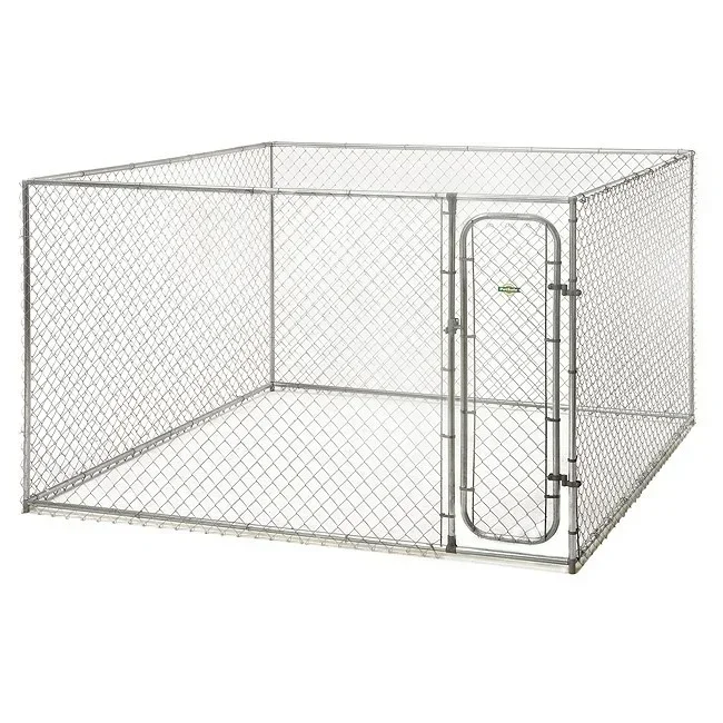 Large Metal Dog Kennels Breathable Outdoor Animal Cages for Big Dogs Customizable outside cage