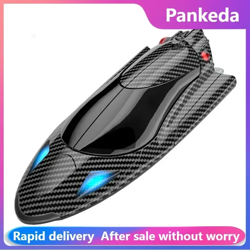 FY011 40KM/H RC Boat Brushless Electric twin turbo High Speed Racing Speedboat Waterproof Yacht carbon RC Boat Electric Kid Toy