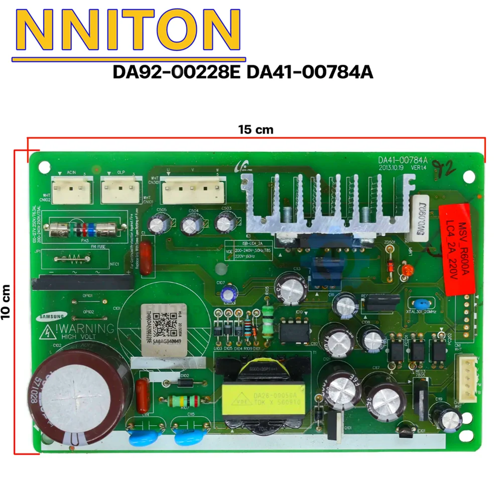 

Refrigerator Control Board DA92-00228E DA92-00228F Circuit PCB DA41-00784A Fridge Motherboard Freezer Parts