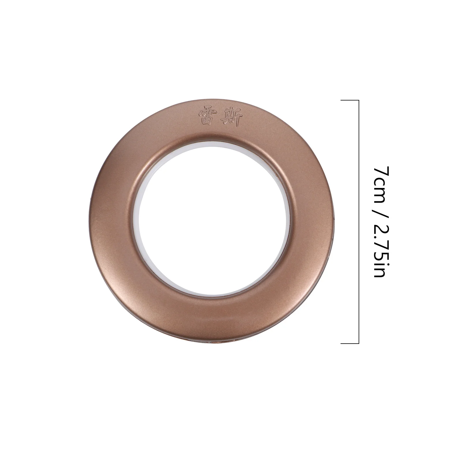 75 pezzi occhielli per tende anello scorrevole riutilizzabile in plastica senza attrezzi necessari scivolo liscio e silenzioso per tessuti velati per tendaggi