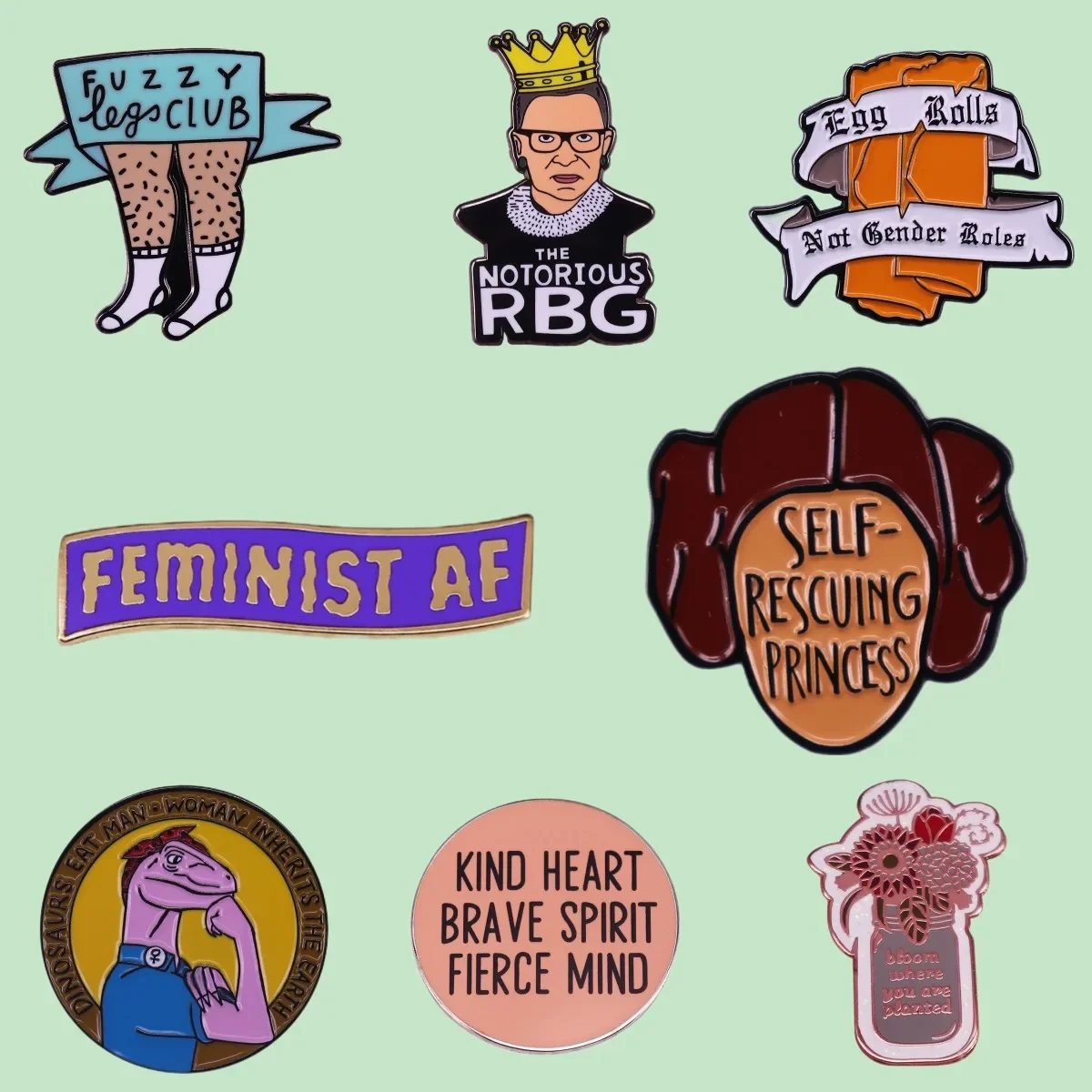 Superior Quality Feminist Fist Judge Enamel Pins Brooch Collection Period Female Empowerment Power Girl Jewelry Badge Gift Women