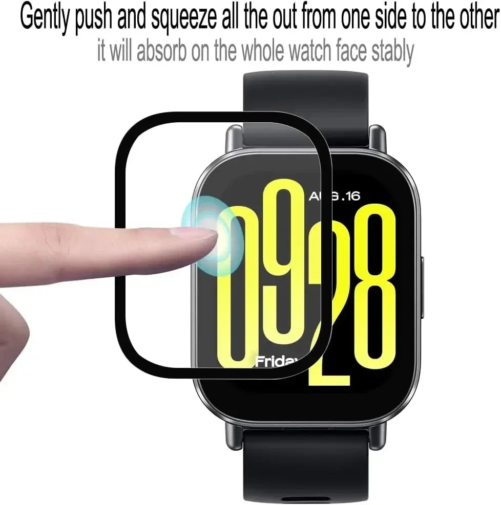2PCS Full Screen Protector For Xiaomi Redmi Watch 5 4 3 Anti-Scratch Film Samrtwatch For Redmi Watch 5 Active/5 Lite Not Glass