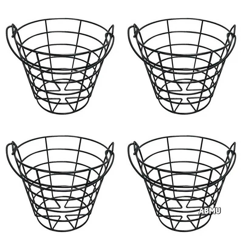 

4X Practice Golf Balls Container Basket With Handle Storage Box Hold Up To 50 PCS Golf Balls