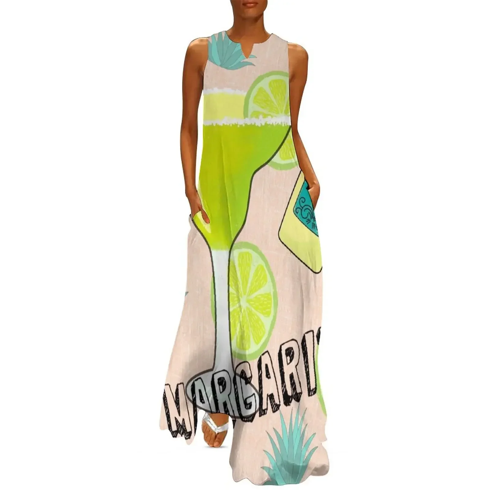 

Margarita Cocktail Long Dress sexy dress for women Women's dress party night