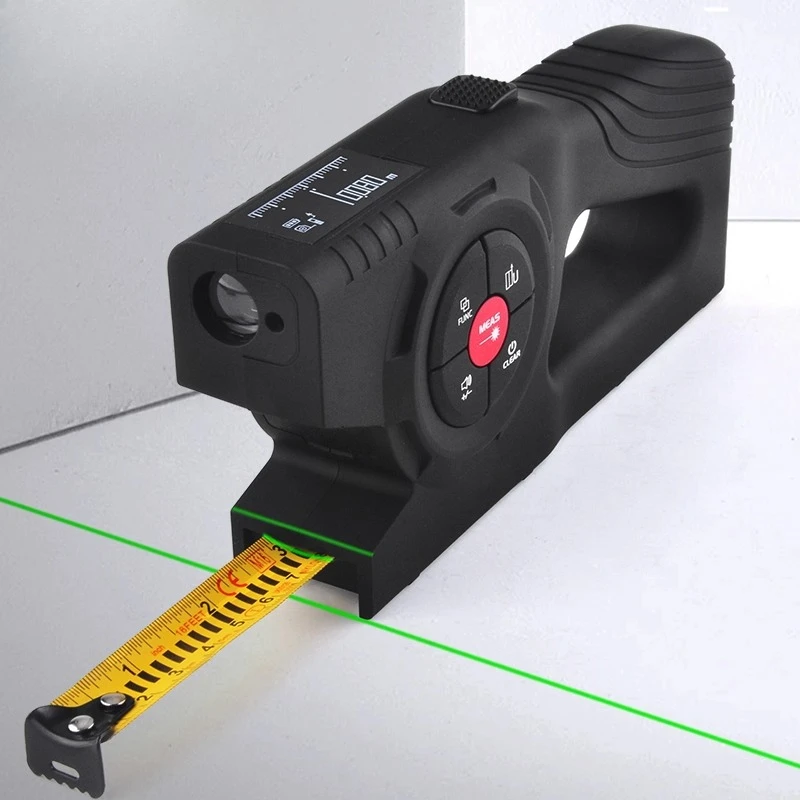 

Wintape digital display laser rangefinder laser tape measure three-in-one intelligent electronic measuring ruler charging