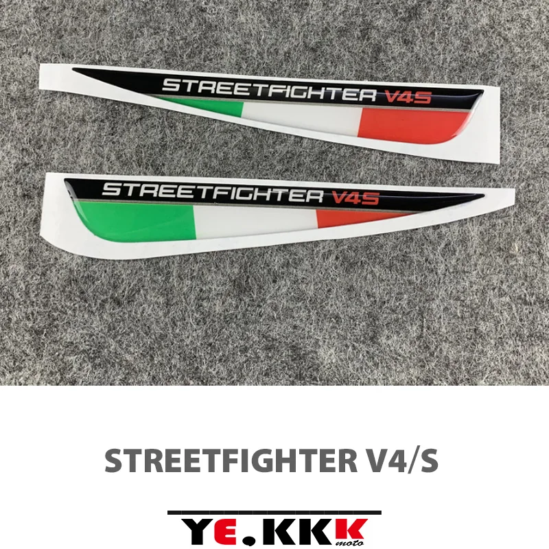 STREEETFIGHTER V4S V4 Street Fighter Under The Fixed Wind Wing Sticker Wind Blade Three-dimensional Sticker For DUCATI DECALS