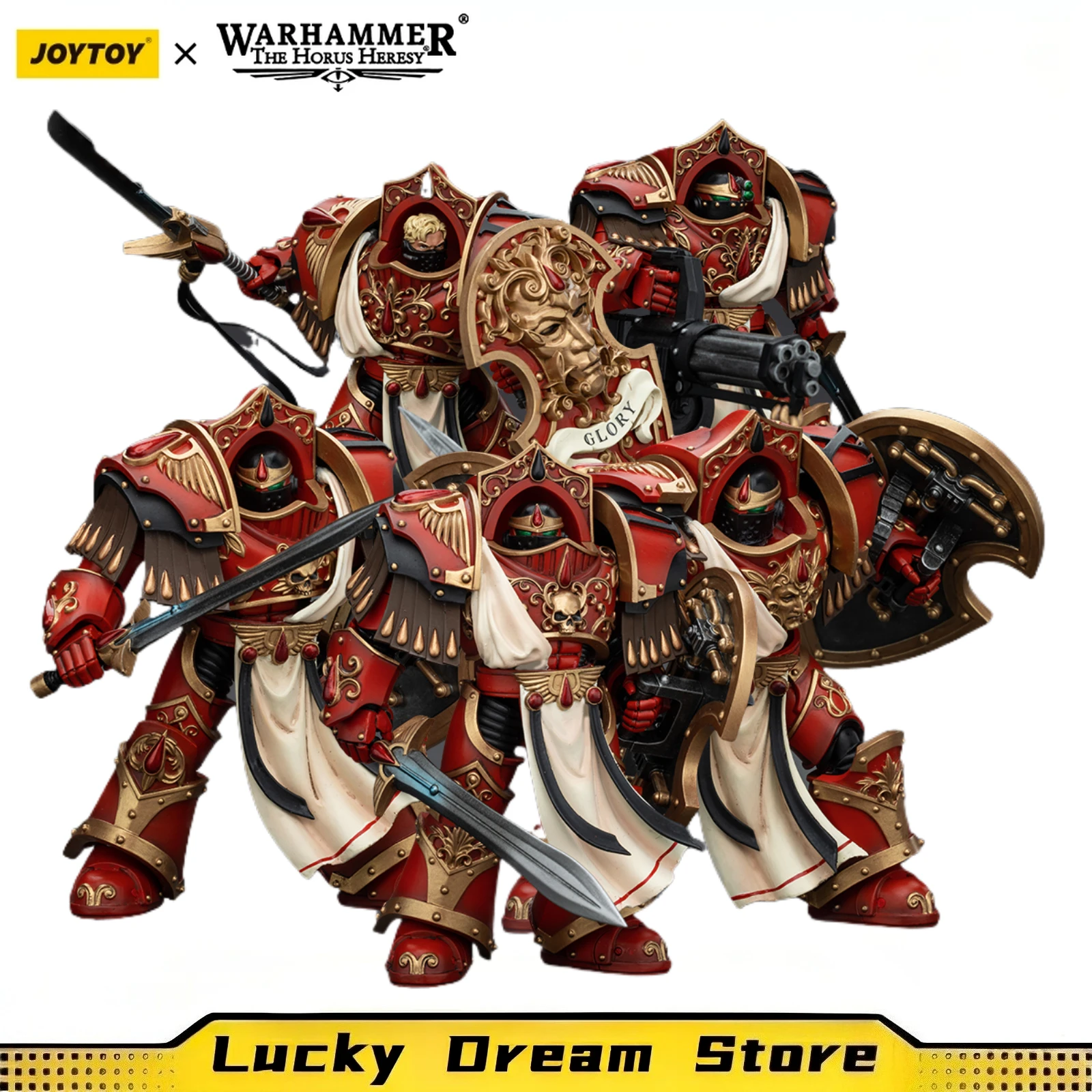 

【JOYTOY】Warhammer 40K The Horus Heresy Blood Angels Crimson Paladins Squad Crimson Exemplar Crimson Paladin 1 2 3 Toy Model