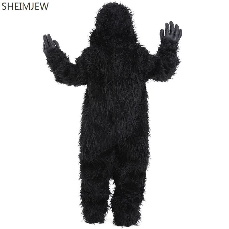 Kids Animal King Kong Cosplay Costume Halloween Parent-child Monster Party Animal Set Carnival Chimpanzee Stage Showing Dress Up