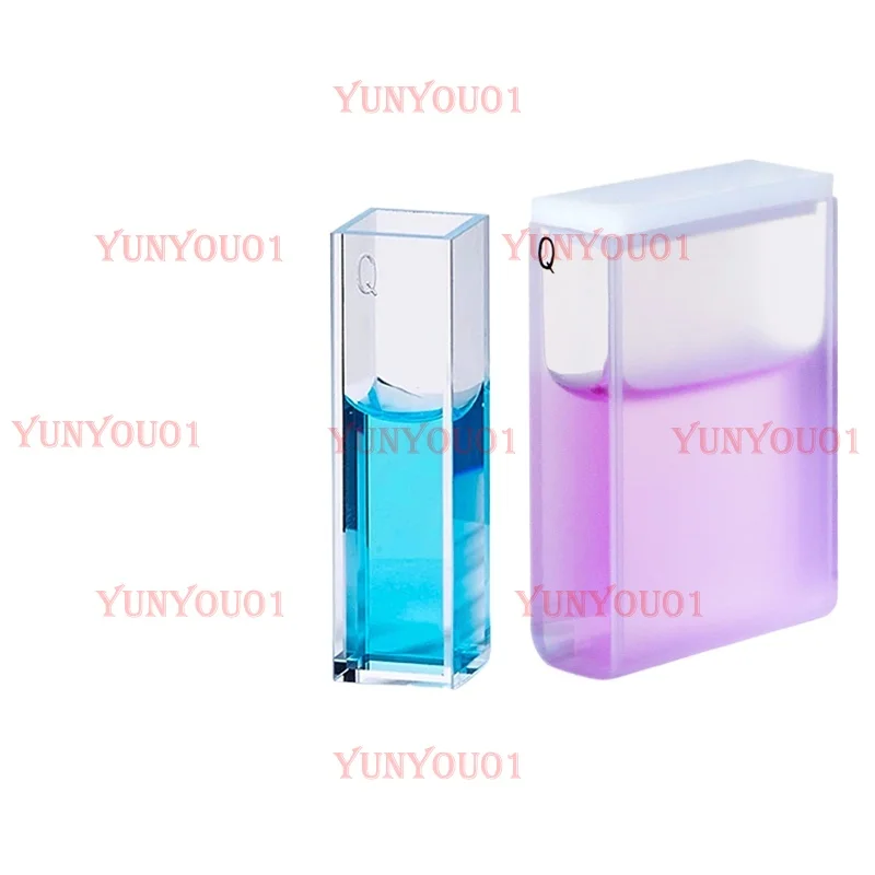 

Quartz Glass Cuvette Cuvette Ultraviolet Transmission on Both Sides 10/20/30/40/50/100 Mm