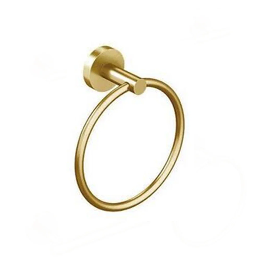 Gold ชั้นวางผ้าเช็ดตัวอุปกรณ์ห้องน้ําชุดอุปกรณ์เสริมชั้นวาง Robe Hook แขวนผ้าเช็ดตัวราวบาร์ผู้ถือกระดาษทิชชูสแตนเลส