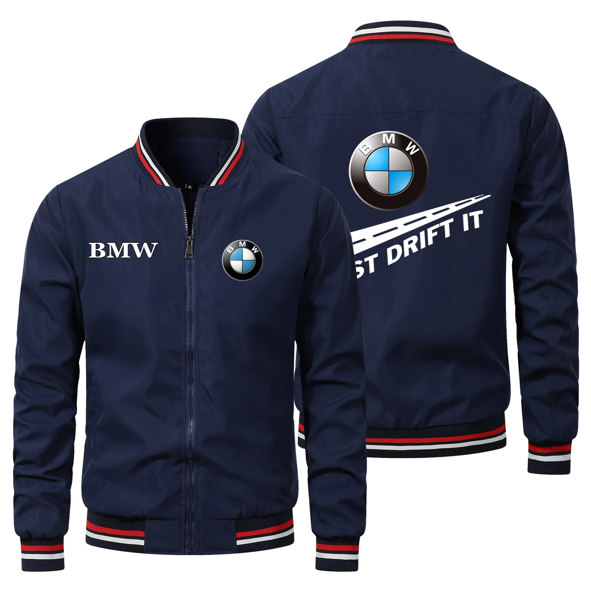 BMW 2025 New Fashion BMW Logo Cycling Jacket BMW 2D Printed Motorcycle Jacket Windproof Stormtrooper Jacket Motorcycle Jacket