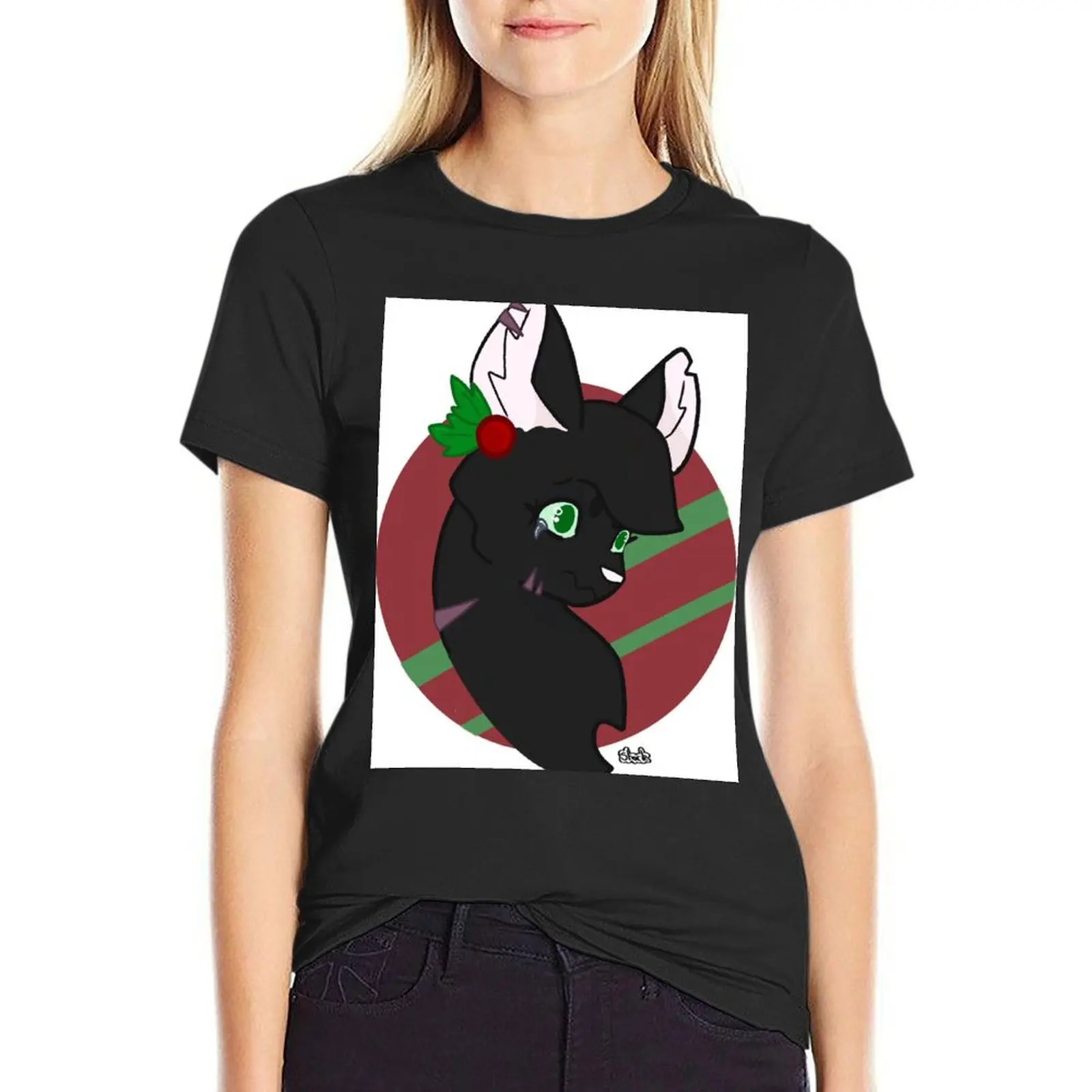 

Hollyleaf T-Shirt cute clothes blanks plain tops t-shirts for Women cotton
