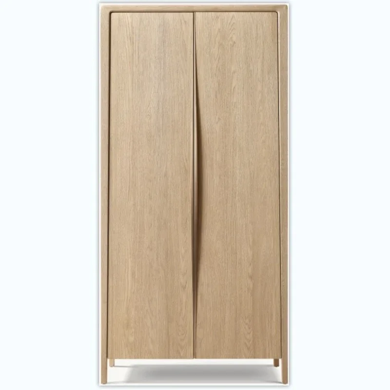 

American solid wood high-end luxury wardrobe villa bedroom wardrobe locker storage cabinet