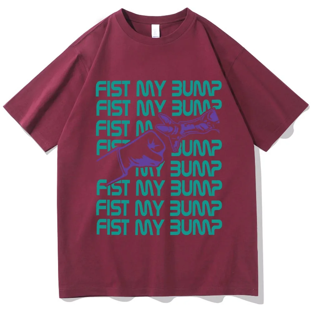 Project-Hail-Mary Fist My Bump Graphic T-shirt Man Woman Harajuku Short Sleeve O-neck Casual Shirt