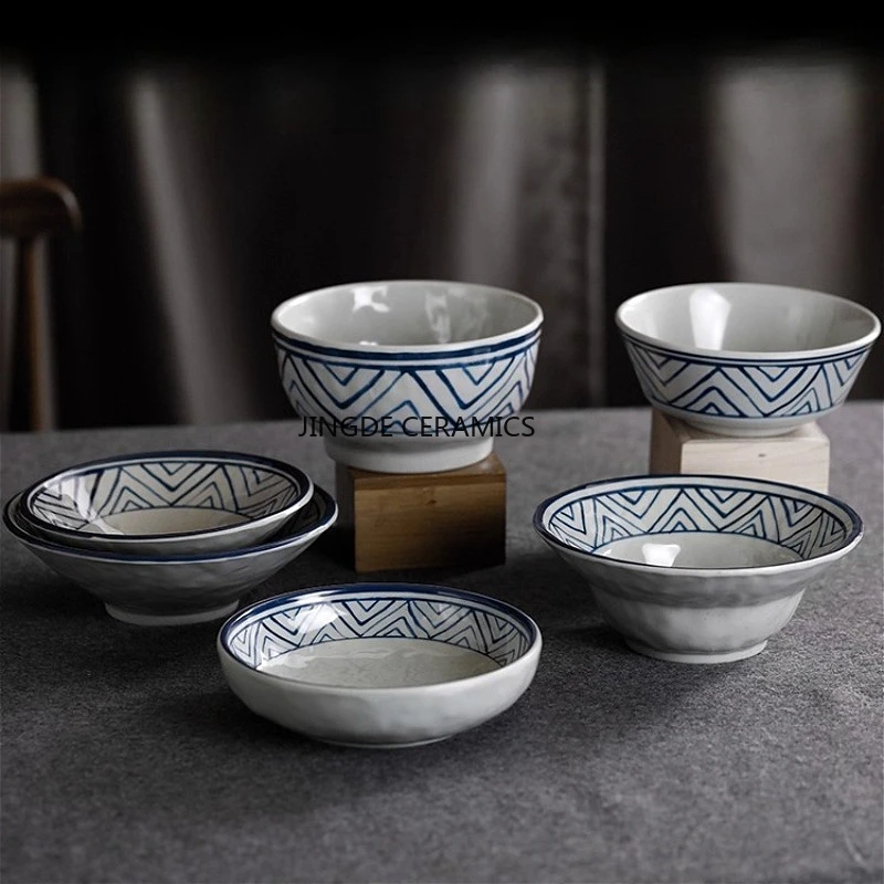 

1 шт., меламиновая тарелка/чаша, бытовая посуда, подглазурная цветная миска для риса, кухонная посуда в китайском стиле, ресторанная посуда для жарки