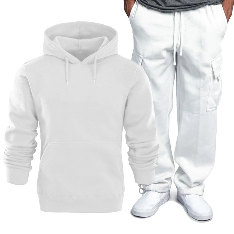 Men's Clothing Fashion Track Suits Sports Wear Jogging Suits Ladies Hooded Tracksuit Set Clothes Hoodies+Sweatpants Sweat Suits