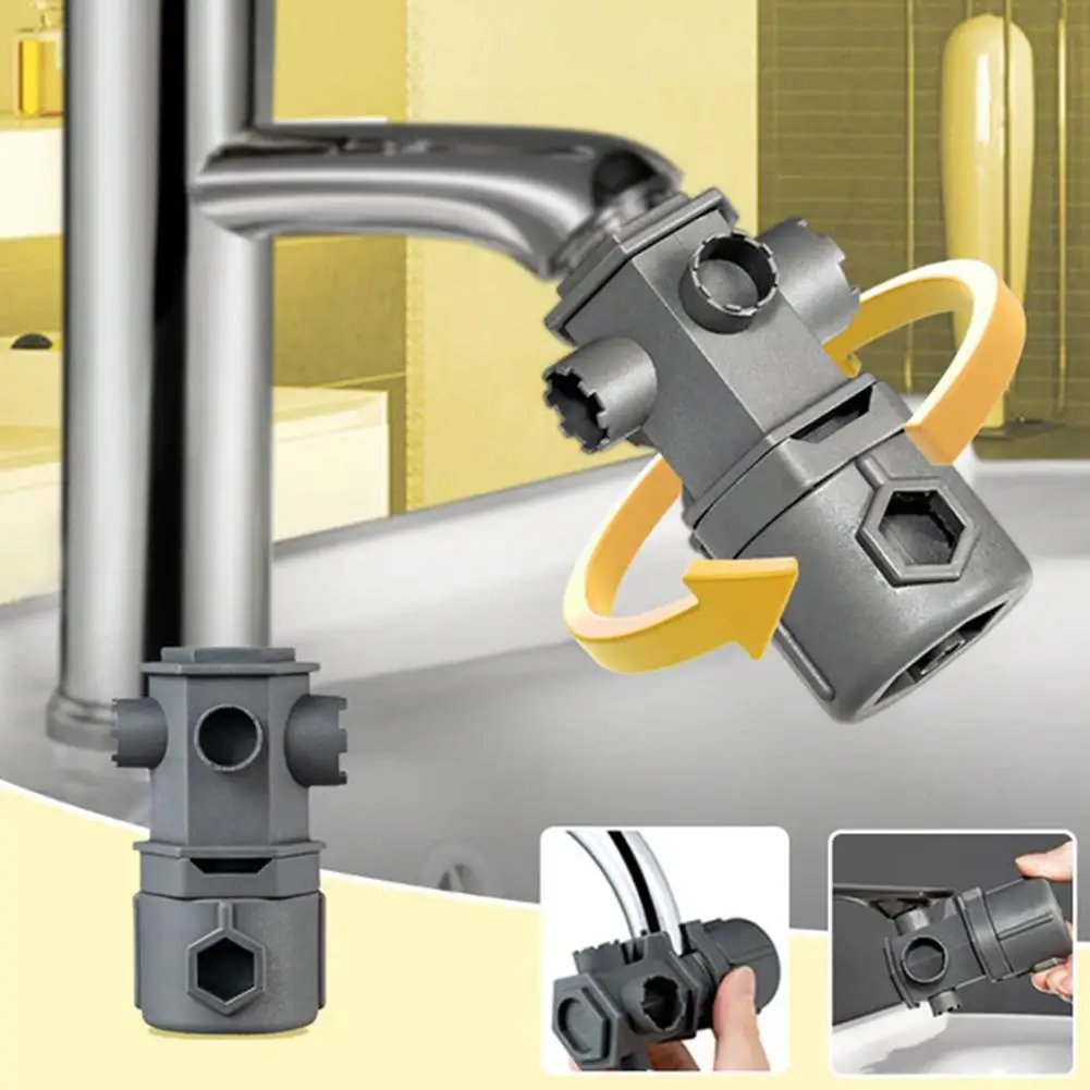 All-in-one Wrench Tool For Faucet 16 In 1 Multi-function Wrench Kitchen And Bathroom Tap Water Leakage Specific Repair Tools