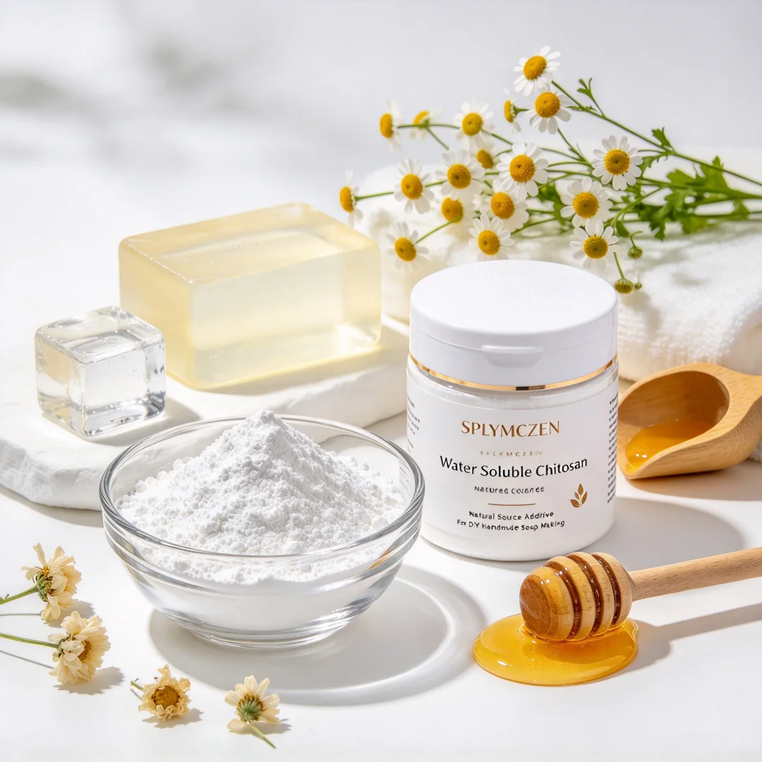 SPLYMCZEN Water Soluble Chitosan Natural Source Additive Material for DIY Handmade Soap Making