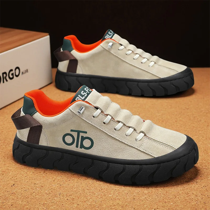 الرجال أحذية رياضية غير رسمية خريف 2025 مريحة عدم الانزلاق منصة في الهواء الطلق أحذية رياضية منخفضة أعلى رجل حذاء مسطح Zapatos Para Hombre