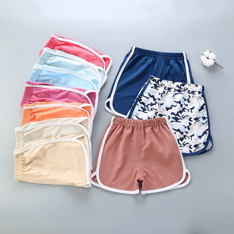 Summer Kids Shorts Boys Beach Shorts Girls Clothing Casual Bottom Children Sports Clothes