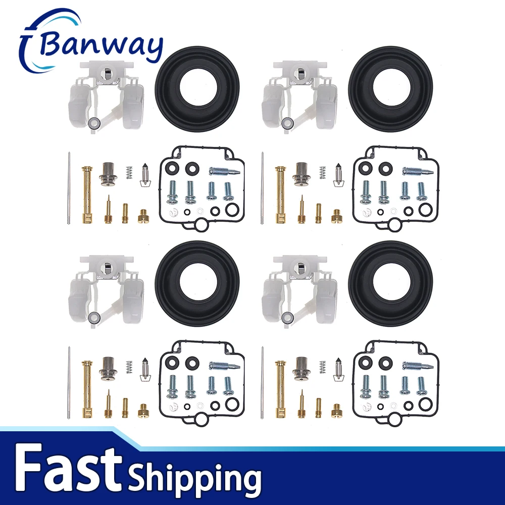 

For SUZUKI Bandit 400 GSF400 GK75A 4X Carburetor Carb Rebuild Repair Kit & Float