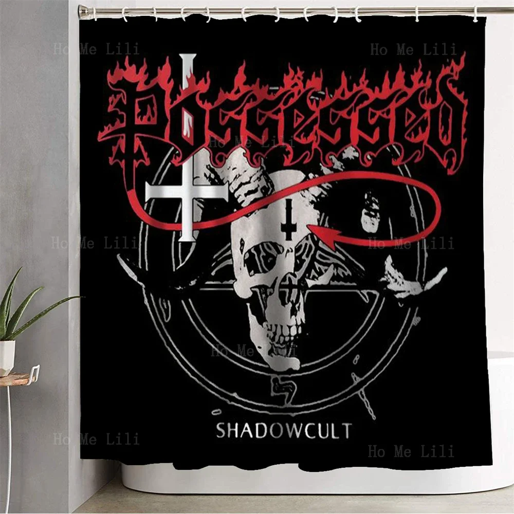 Shadow Cult Best Album Possessed By Seven Churches Bathroom Decoration Shower Curtain