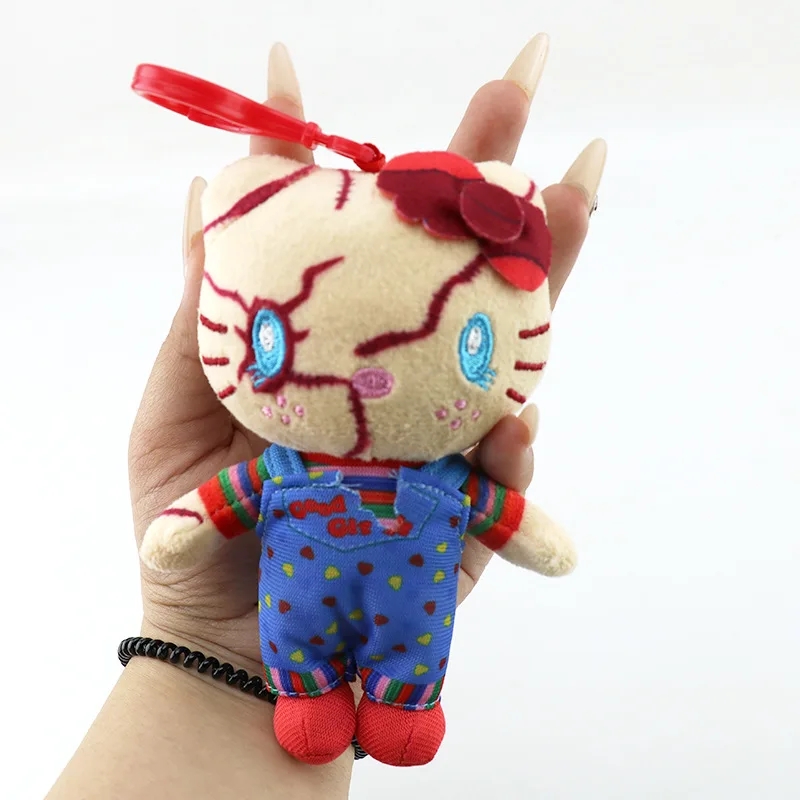 2026  Cute Halloween Creative Plush Toy Clown Resurrection Ghost Baby Chacy Chucky Plush Doll Kids Birthday Gift