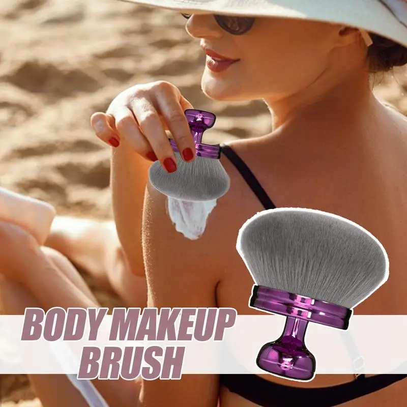 

Portable Large Makeup Brush Body Makeup Brush Beauty Supplies for Face Feet Hands Back Coverage Tanning Sun Protection Vacation