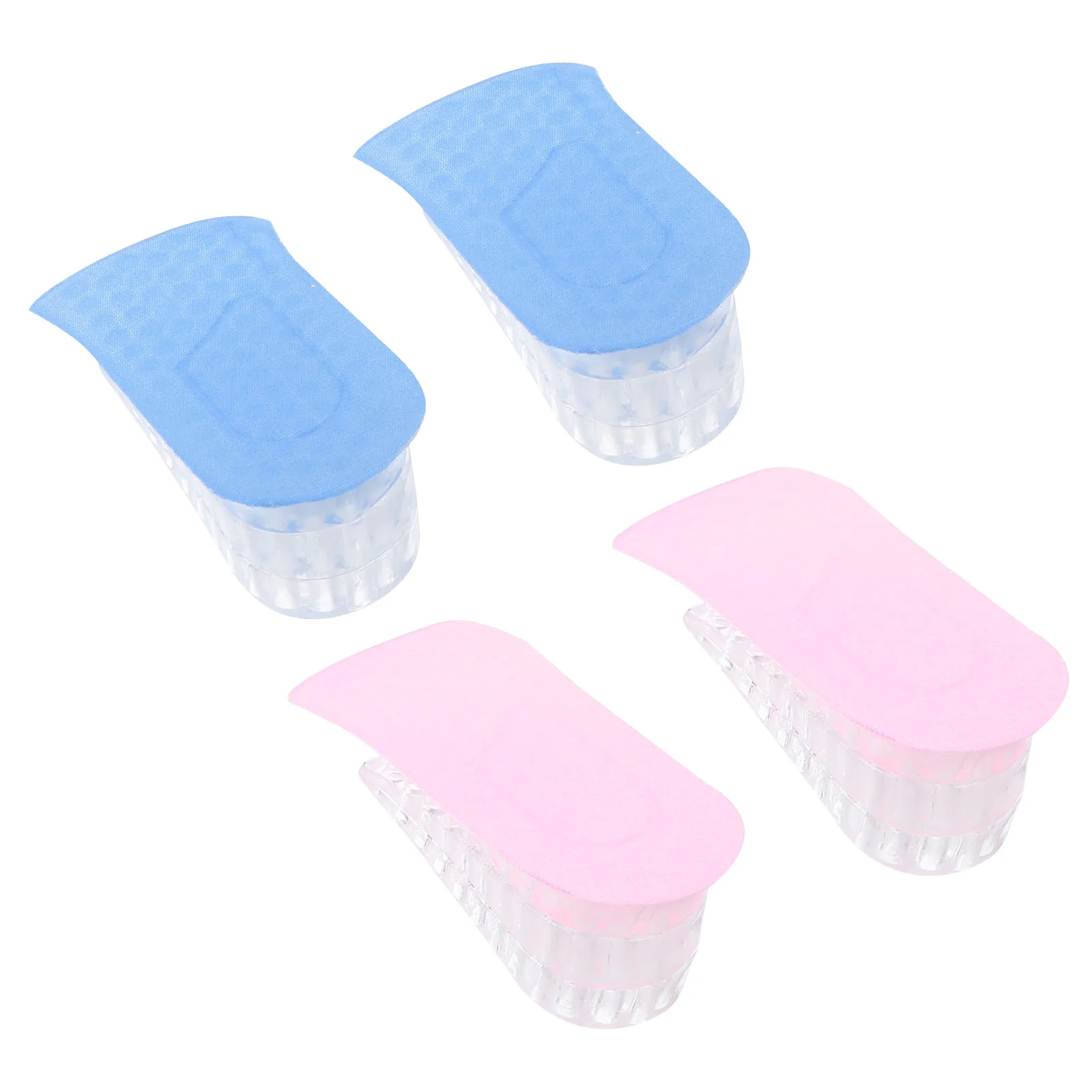 2 Pairs Inner Height Increasing Insole Shoe Insoles Heel Inserts for Women Heightening Gel Increase Lift up Women'