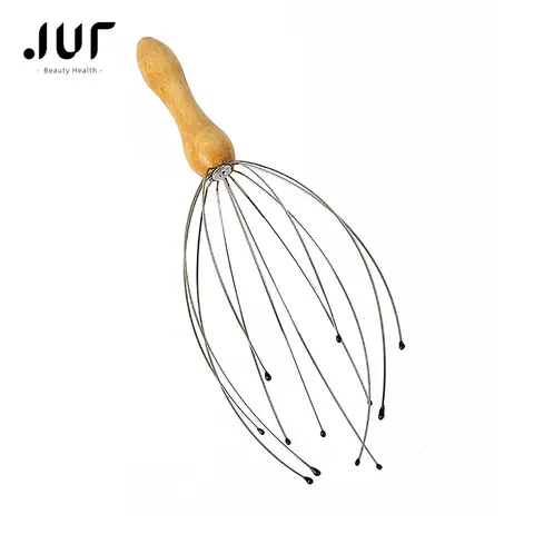 머리 긁기 마사지 집게발 문어 머리 마사지기 두피 긁기용 마사지 집게발 소형 인공물 영혼 탈출 추출기
