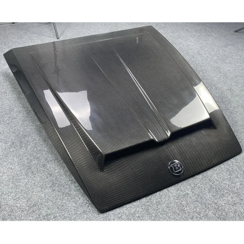 Applicable to G-Class W464 W463 G500 G55 G63 Upgraded to B Style Body Kit with Carbon Fiber Hood Roof Spoiler 2019-2020
