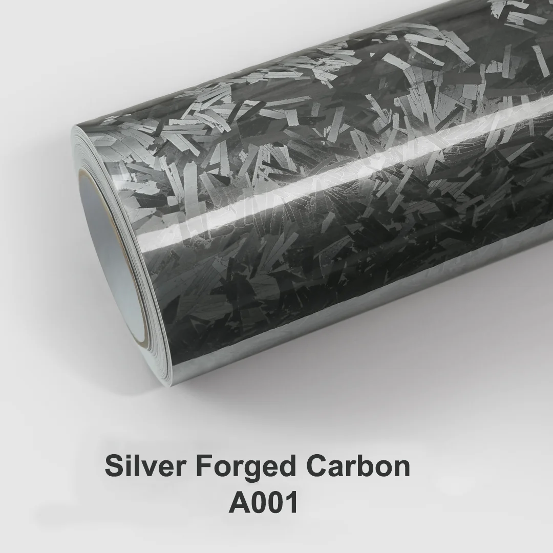 

PET Gloss Charcoal Carbon Silver car wrap carbon fiber block