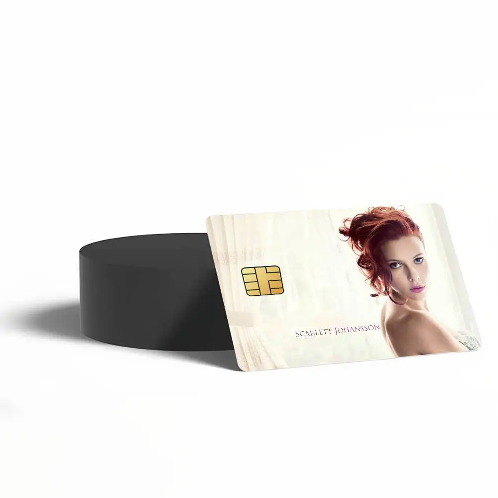 S-Scarlett J-Johansson Card Stickers for Bank Access Protective Waterproof Film Cover Sticker Surprise Gift