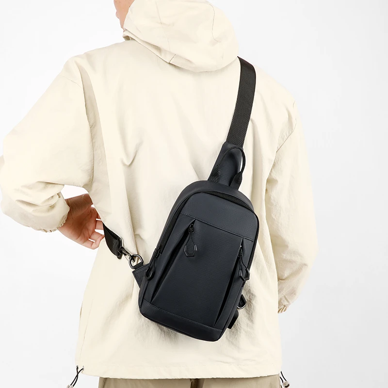 Chest Bags Men's One Shoulder Crossbody Bag Large Capacity Outdoor Sports Leisure Fashion Small Shoulder Bag Backpack Men's