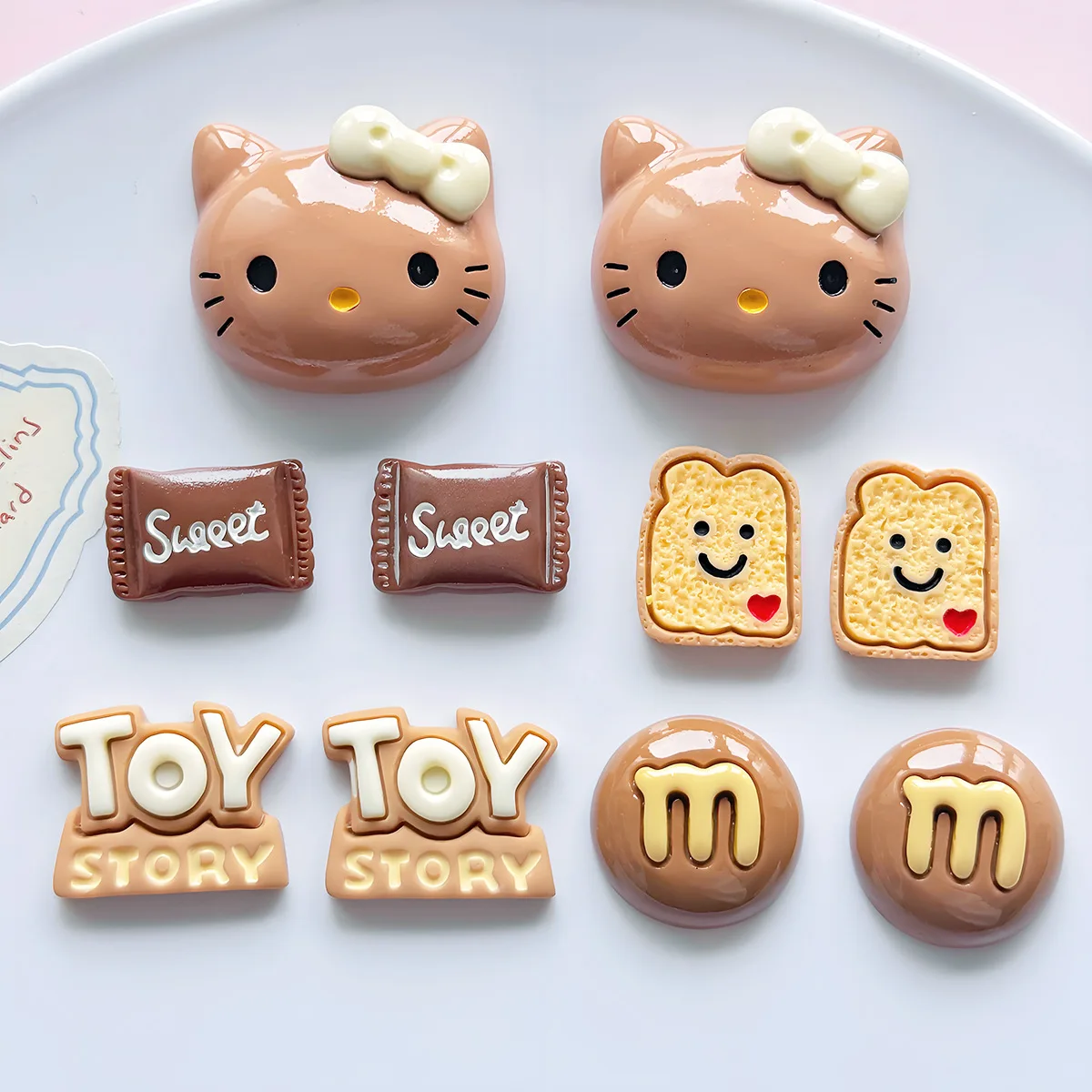 10Pcs Cartoon Anime Resin DIY Shoe Charms For Clogs Bubble Slides Sandals Removable Shoe Decorations Accessories Christmas Gift
